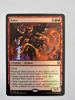 Balor - 162/361 M Foil - Commander Legends: Battle for Baldur's Gate - MTG - NM - Image 1