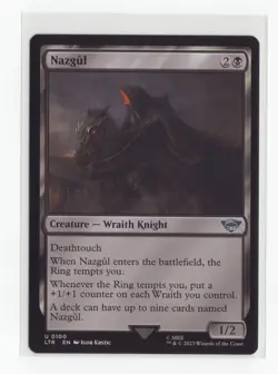 MTG Nazgul 100 Universes Beyond: LOTR: Tales of Middle-earth Nm - Image 1