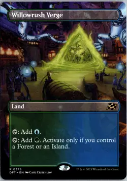 Willowrush Verge (Borderless) R Aetherdrift 375 NM Normal - Image 1