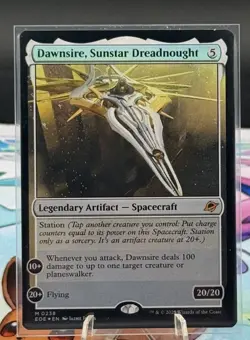 MTG Dawnsire, Sunstar Dreadnought - Edge of Eternities (EOE) - Foil - 0238 - NM - Image 1