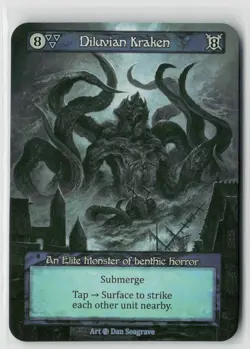 Sorcery Contested Realm Beta Diluvian Kraken x1 NM Elite - Image 1