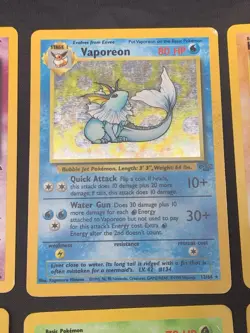 Vintage Holo Rare Pokemon Cards WOTC 1999 Fossil Jungle Base Set 2 Scyther MP/HP - Image 3