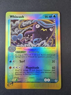 Pokemon Card Whiscash EX Dragon Reverse Holo Uncommon 48/97 Near Mint - Image 1