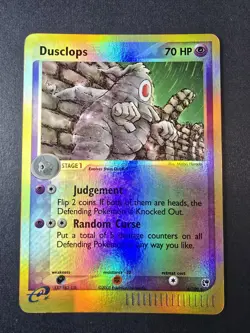 Pokemon Dusclops EX TCG Sandstorm 4/100 Reverse Holo Rare NM-Mint Condition - Image 1