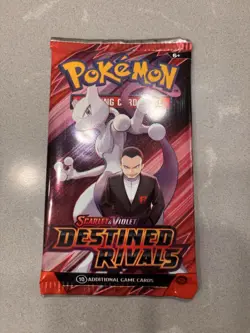 22.5g HEAVY Pokemon Destined Rivals Booster Pack Sealed 2025 - Gio’s Mewtwo Art - Image 2