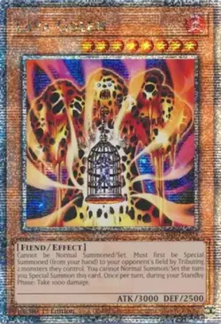 Yugioh! LP Lava Golem - RA01-EN001 - Quarter Century Secret Rare - 1st Edition L - Image 1