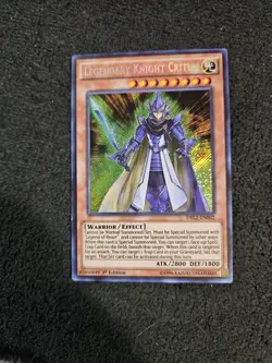 Yu Gi Oh Legendary Knight Critias (DRL2-EN002) 1st Edition - Image 1