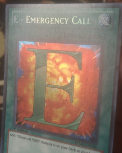 Yugioh: E - Emergency Call - RYMP-EN024 - Secret Rare - 1st Edition - MP - Image 3