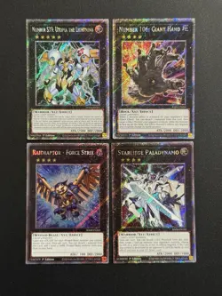 2025 YUGIOH RA04 PLATINUM SECRET RARE NUMBER S39 UTOPIA NM BONUS SET - Image 1