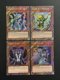 2024 YUGIOH RA03 PLATINUM SECRET RARE FABLED RAVEN NM BONUS SET - Image 1