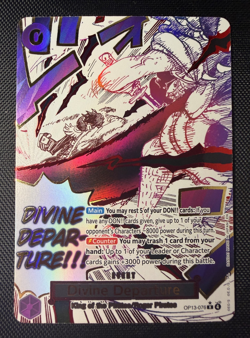 One Piece TCG Divine Departure Alt Art OP13-076 Carrying On His Will English NM - Image 1