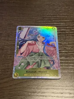 One Piece CCG Kouzuki Hiyori OP06-106 SR - Wings Of The Captain English - Image 1