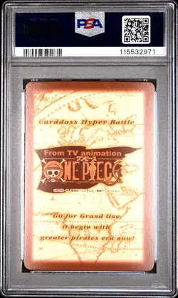 2001 ONE PIECE CARDDASS HYPER BATTLE GRAND BOX 5 #C489 STRAW HAT CREW PSA 10 - Image 2
