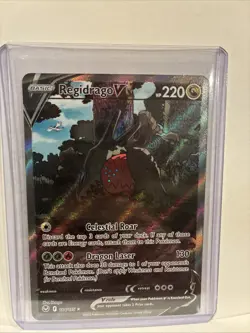 Regidrago V Alternate Art 184/195 Sword & Shield Silver Tempest Pokemon Card - Image 1