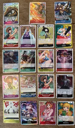 One Piece Tcg Card Lot 19 Cards - Image 1