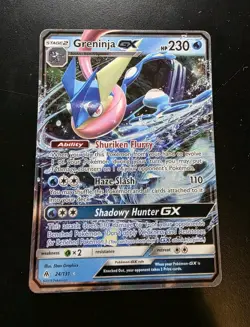 Greninja GX 24/131 Forbidden Light Ultra Rare Pokemon Card - NM - Image 1
