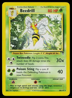 Pokemon Card - Beedrill Legendary Collection 20/110 Rare - Image 1