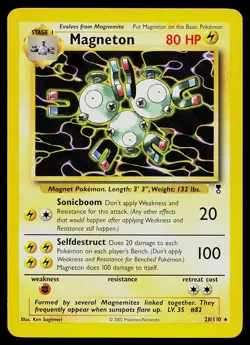 Pokemon Card - Magneton Legendary Collection 28/110 Rare - Image 1