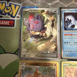 Card Lot.N’s Zorua Sealed Black Star Promo. Mega Lucario. Topps Pokemon Pikachu. - Image 2