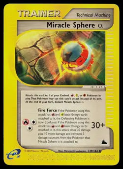Pokemon Card - Miracle Sphere Alpha Skyridge 129/144 Non Holo - Image 1