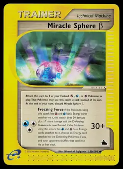 Pokemon Card - Miracle Sphere Beta Skyridge 130/144 Non Holo - Image 1