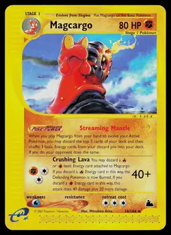 Pokemon Card - Magcargo Skyridge 18/144 Rare Non-Holo - Image 1