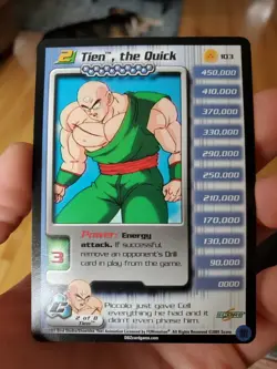 DBZ CCG - Tien, The Quick Lv 2 Personality Card Limited Score - Image 1