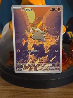 Pokemon TCG Phanpy Card Surging Sparks 205/191 Near Mint Condition - Image 1