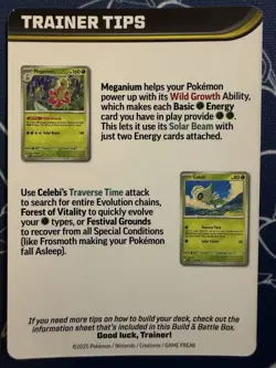 Pokemon TCG Mega Evolution Trainer Tips Art Card Mega Lucario - Image 2