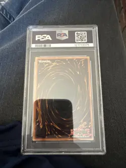 Yugioh! Mage Power Ultra Rare LON - 050 Magic Card 1st Edition PSA 6 EX - MT - Image 2