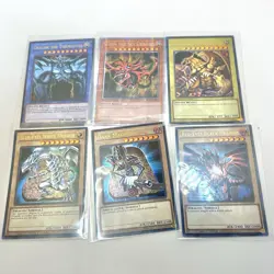Yugioh 25th Anniv LC01 Promo Set: Slifer QCSR, God Cards, Blue-Eyes + More NM - Image 1