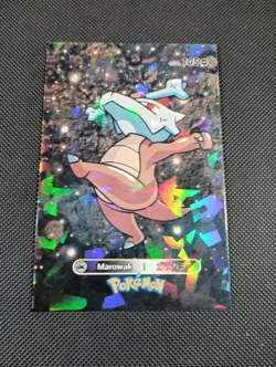 Pokemon 2024 Card Database Cracked Ice Holo Marowak 105 Peru Borderless - Image 1