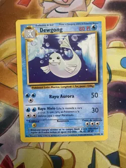 DEWGONG 25/102 - BASE SET - VINTAGE WOTC Pokemon Card - Unlimited - NM Spanish - Image 1