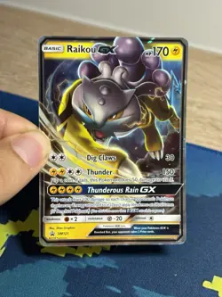Raikou GX SM121 Promo Holo Ultra Rare Pokemon Card Sun & Moon - Image 3