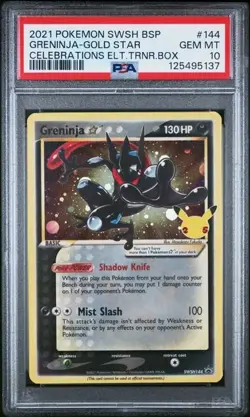 Greninja Star SWSH144 SWSH: Sword & Shield Promo Cards Holo PSA 10 - Image 1