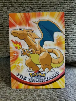 1999 Topps Pokemon Series 1 #06 Charizard - TV Animation Pokemon Card Nintendo - Image 1