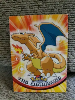 1999 Topps Pokemon Series 1 #06 Charizard - TV Animation Pokemon Card Nintendo - Image 4