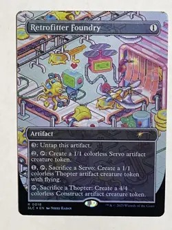 Retrofitter Foundry FOIL An Encyclopedia Of Magic Secret Lair - MTG - Image 2