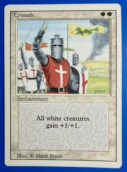 1 BANNED MTG Magic The Gathering Crusades | Revised Edition 3ED | 1994 | NM - Image 1