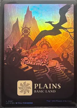 MTG The Lost Caverns of Ixalan Full Art Plains Foil (Common) - Image 1