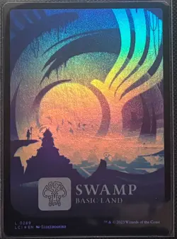 MTG The Lost Caverns of Ixalan Full Art Swamp Foil (Common) - Image 1