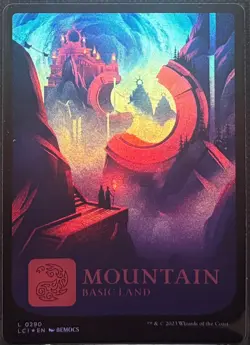 MTG The Lost Caverns of Ixalan Full Art Mountain Foil (Common) - Image 1