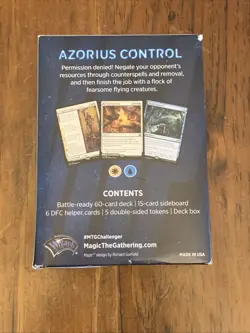 MTG Magic Azorius Control Challenger Deck 2021 Factory Sealed *SEE PICTURES* - Image 2