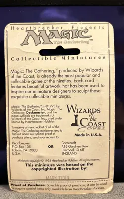 1994 Magic The Gathering Pewter Miniature Brothers Of Fire - Image 3