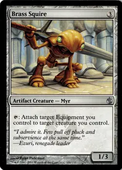 Brass Squire U Mirrodin Besieged 101 NM - Image 1