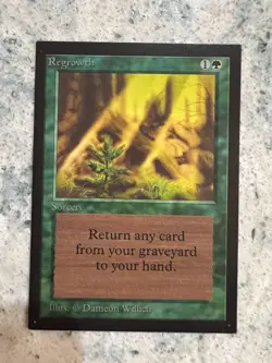 Regrowth - Collectors Edition Intl - NM - MTG - Magic: The Gathering - Image 1
