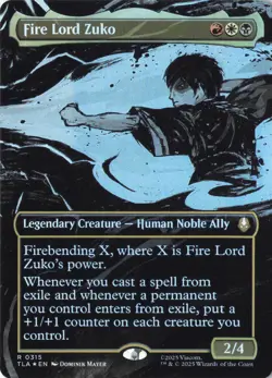 Fire Lord Zuko (Borderless) R Avatar: The Last Airbender 315 NM - Image 1