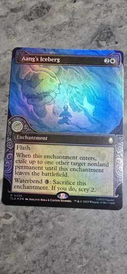 Aang's Iceberg (Showcase) Avatar: The Last Airbender Foil Enchantment Rare MTG - Image 1