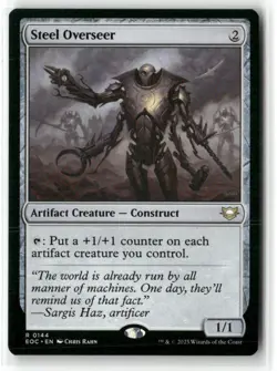Steel Overseer Commander: Edge of Eternities MAGIC MTG NM - Image 1