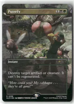 Putrefy Secret Lair Drop Series Rainbow Foil 2299 NM Magic - Image 1